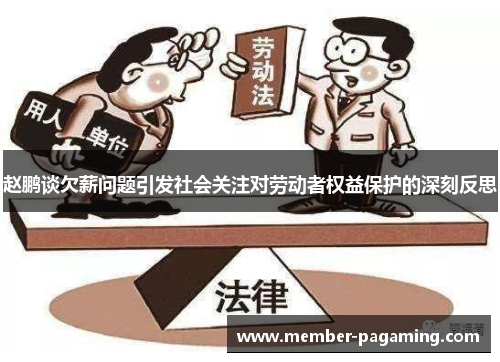 赵鹏谈欠薪问题引发社会关注对劳动者权益保护的深刻反思