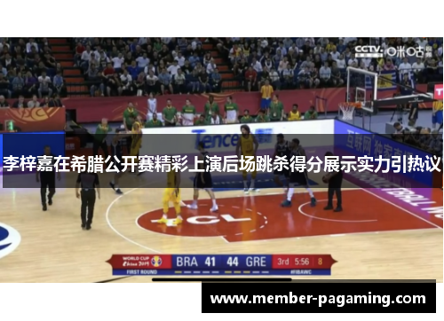 李梓嘉在希腊公开赛精彩上演后场跳杀得分展示实力引热议