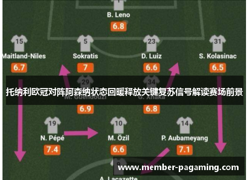 托纳利欧冠对阵阿森纳状态回暖释放关键复苏信号解读赛场前景